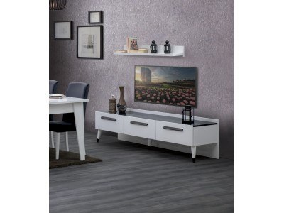 ТВ шкаф EMPOLI (бяло)