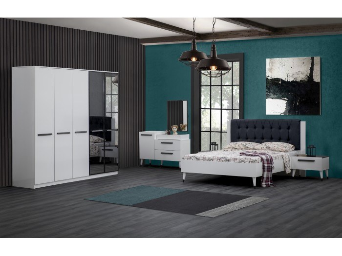 Спален комплект EMPOLI (бяло)