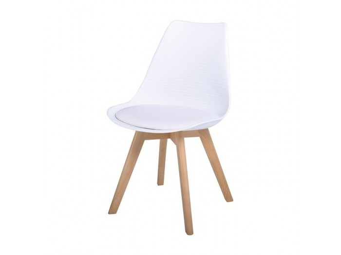 Трапезен стол АМ-136-14 (бял)