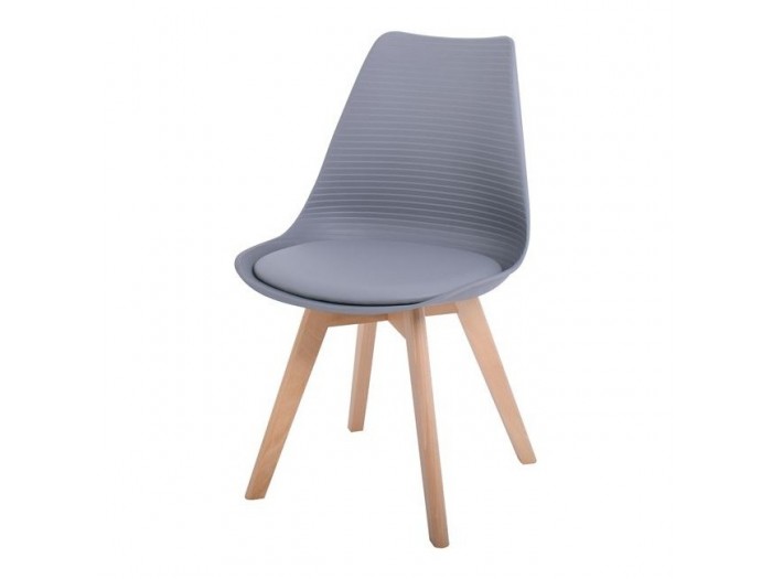 Трапезен стол АМ-136-44 (сив)