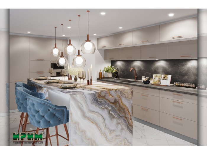 Кухня Сити 9077 - лице MDF/МДФ