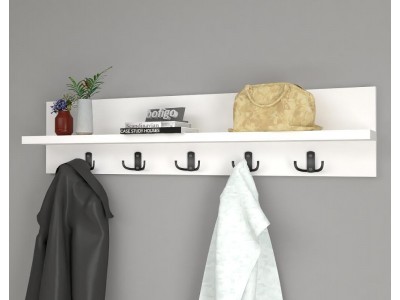 Закачалка WALL MOUNTED CLOTHES HANGER 80см (бяло)