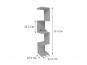 Етажерка ZIGZAG BOOKSHELF (бяло)