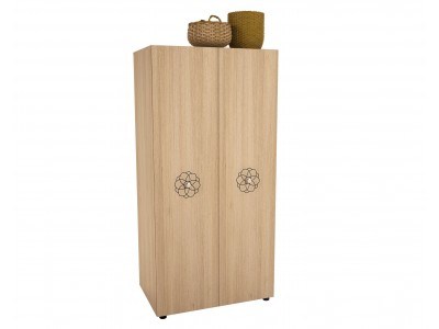 Двукрилен гардероб Кармела