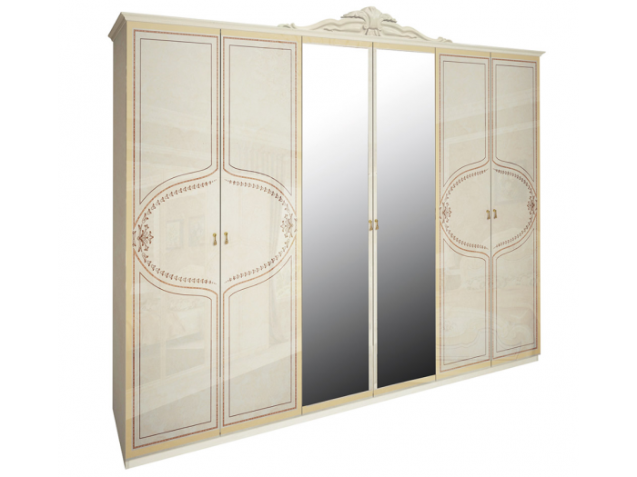 Гардероб с огледало MARTINA (MR-16-RB)